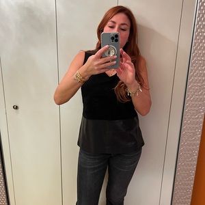 Vince Genuine leather Tank